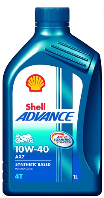 Shell Advance 4T AX7 10W-40 1 L