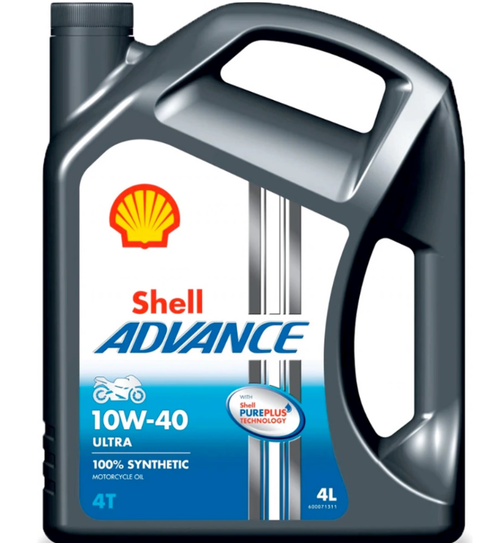 Shell Advance 4T Ultra 10W-40 4 L
