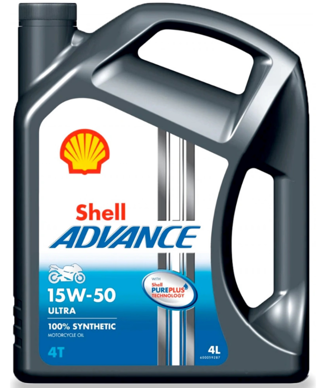 Shell Advance 4T Ultra 15W-50 4 L