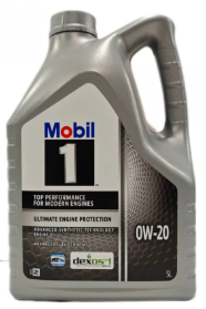 MOBIL 1 0W20 	4x5 Ltr Kanister