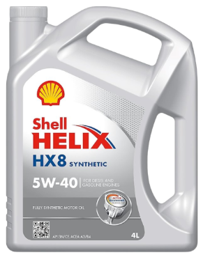 Shell Helix HX8 Synthetic 5W-40 4L