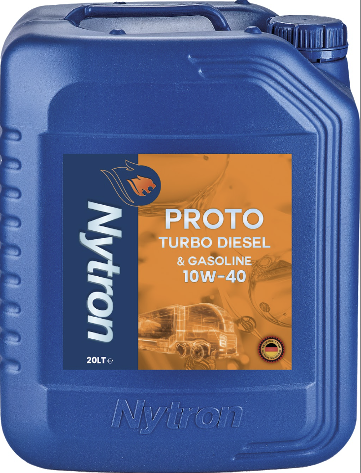 NYTRON PROTO TURBO DIESEL 10W/40 CK-4/SN	1x20Ltr Pail